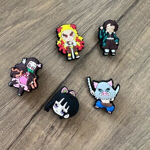 NEW Bundle Demon Slayer Crocs Shoe Charms Jibbitz